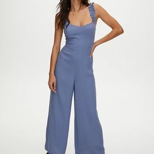 Aritzia Flirt Ruffle Jumpsuit NWT